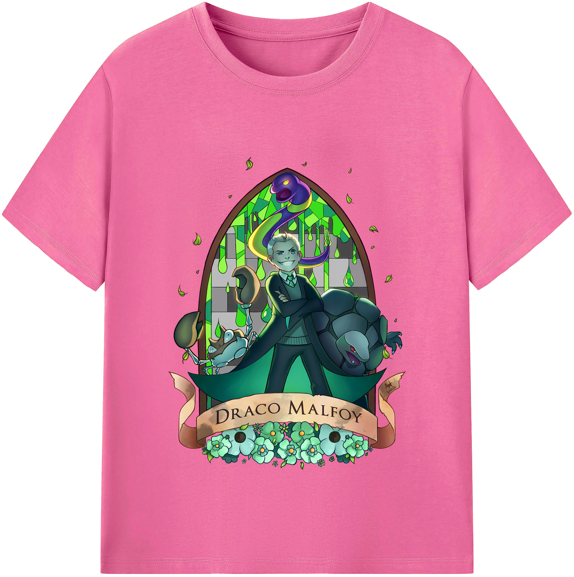 （画像用） Harry Potter ハリー・ポッターシリーズ レディースカジュアルプリントTシャツ（綿100％）